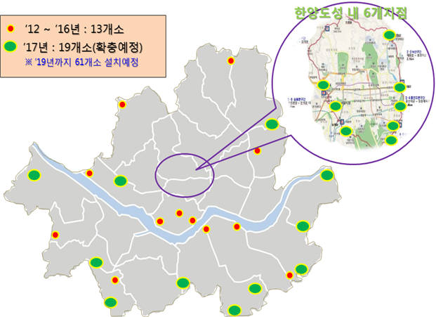 환경부 노후경유차 단속카메라 확충 계획. [자료:환경부]