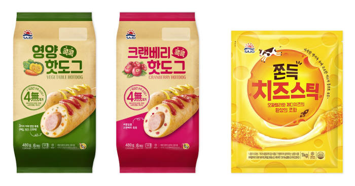 사조대림, 냉동간식 3종 출시