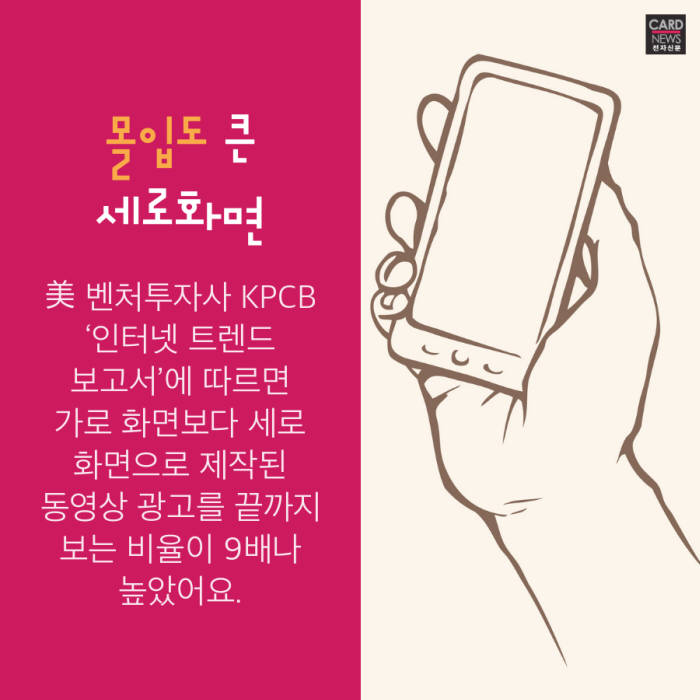 [카드뉴스]스마트폰 세로본능 시대