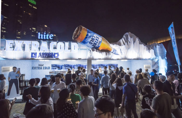 하이트진로, 부산 센텀맥주축제 후원…'하이트 엑스트라콜드' 무제한 제공