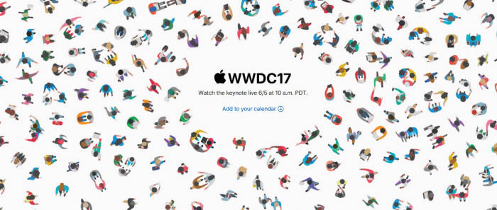 애플 WWDC 2017 안내 화면 (사진=애플 홈페이지)