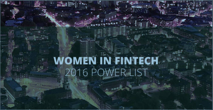 금융업계에 공헌하고 있는 전세계 여성을 뽑은 Women In FinTech 2016 화면