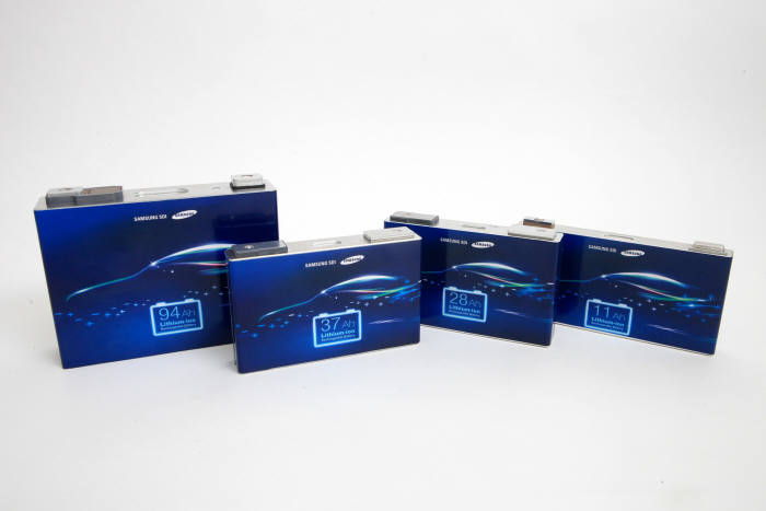 삼성SDI의 전기차용 배터리 제품 라인업 (사진=전자신문DB)