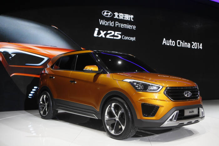 현대차 중국 전략형 소형 SUV ix 25