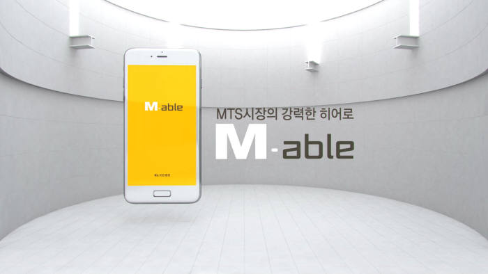 KB증권 MTS M-able 영상 조회수 1000만건 돌파