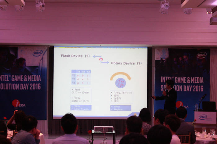 지난해 개최된 '인텔 게임&미디어 솔루션데이 2016' 행사 전경.
