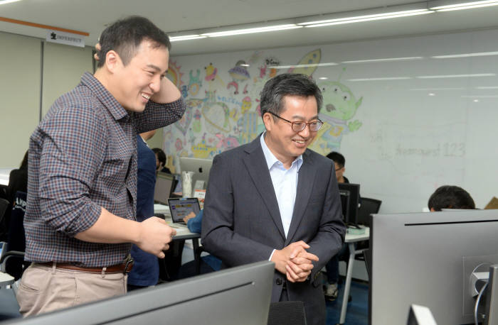 김동연 경제부총리, 벤처기업인과 오찬 간담회