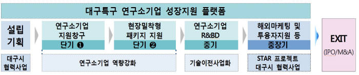 대구특구 연구소기업 성장지원 플랫폼