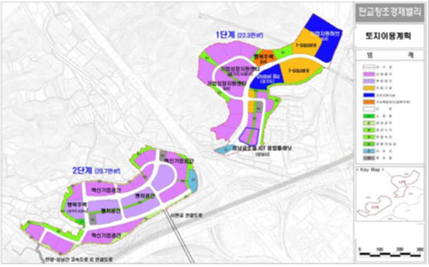 판교제로시티 토지조성계획