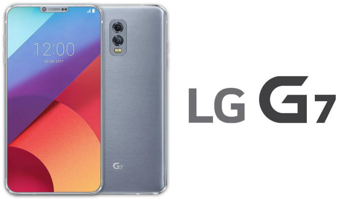 유튜브 사용자가 각종 루머를 기반으로 제작된 LG G7 예상 이미지.