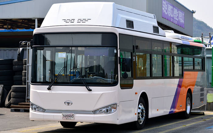 자일대우버스 'BS110CN-EV'.