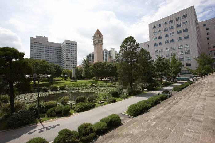 세종대학교 캠퍼스 전경.