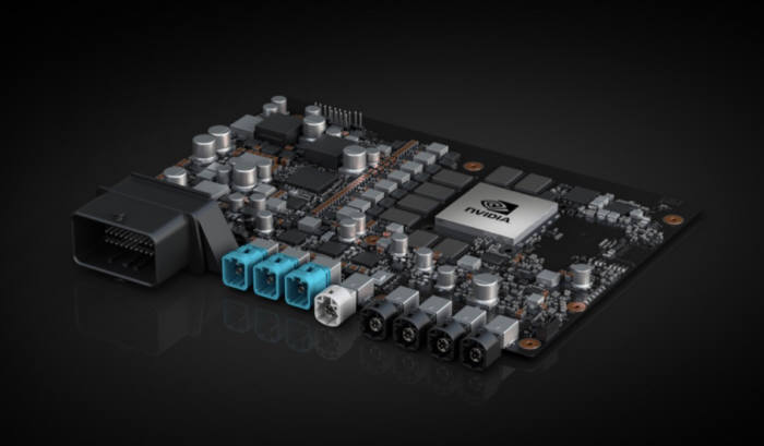 엔비디아 신형 자율주행차용 SoC 자비에를 탑재한 개발보드
