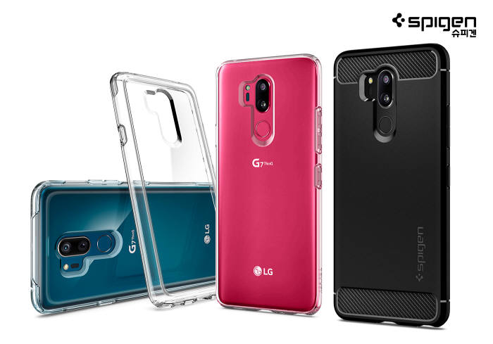 슈피겐코리아가 'LG G7 씽큐' 전용 케이스를 출시했다.