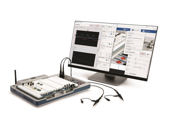 내쇼날인스트루먼트(NI)의 최신 교육용 플랫폼 '엘비스3'.