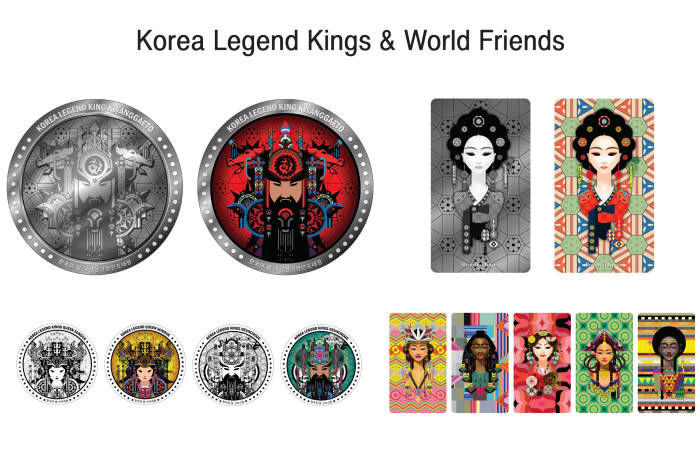 조폐공사, 제1회 대한민국 메달 디자인 대상 1위 'Korea Legend Kings & World Friends'