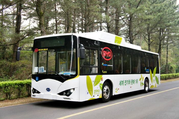 BYD 전기버스 'eBus-12'.