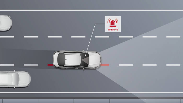 차선이탈경보시스템(LDWS) 이미지 (제공=기아자동차)