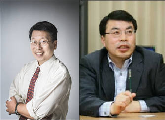 이용구 GIST 교수(왼쪽)와 김대진 포스텍 교수.