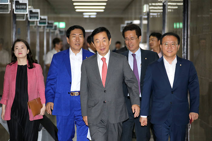 김성태 한국당 당대표 권한대행