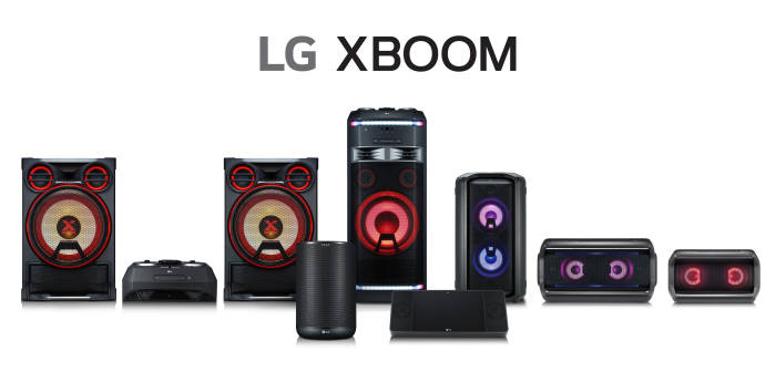 LG 엑스붐 오디오 제품군