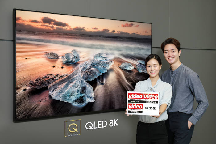 삼성 'QLED 8K' TV, 독일서 역대 최고 평가 획득