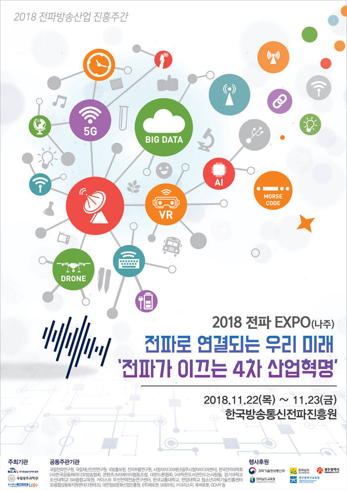 2018 전파 EXPO 포스터.