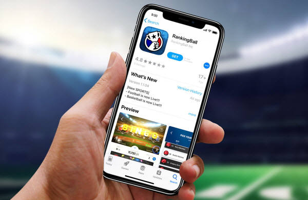 랭킹볼, 블록체인 스포츠 예측 게임 iOS 버전 출시