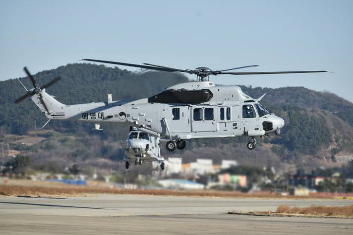 한국항공우주산업(KAI)가 제작해서 해병대에 공급한 상륙기동헬기 마린온(MUH-1). (출처=해병대)