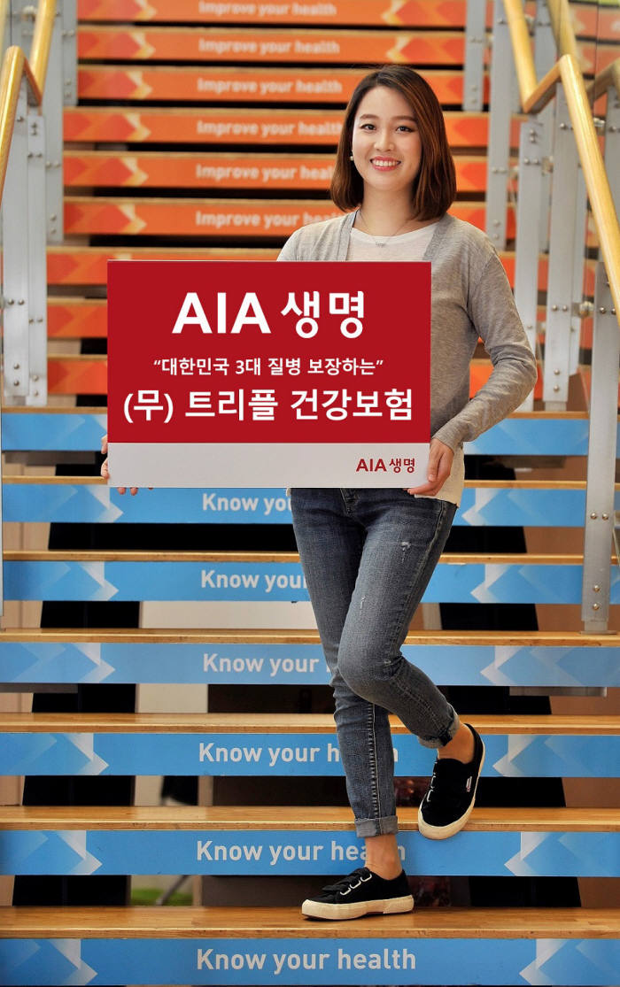 AIA생명, 3대 질병 보장하는 '(무)트리플 건강보험' 출시