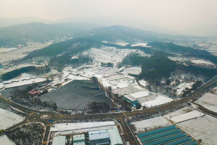 용인시 처인구 원삼면 일대 전경.