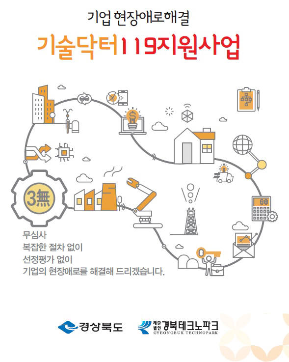 경북테크노파크, 기술닥터119지원사업 대상기업 100곳 선정