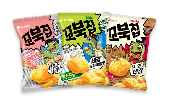 오리온, '꼬북칩' 제조 설비 특허 획득