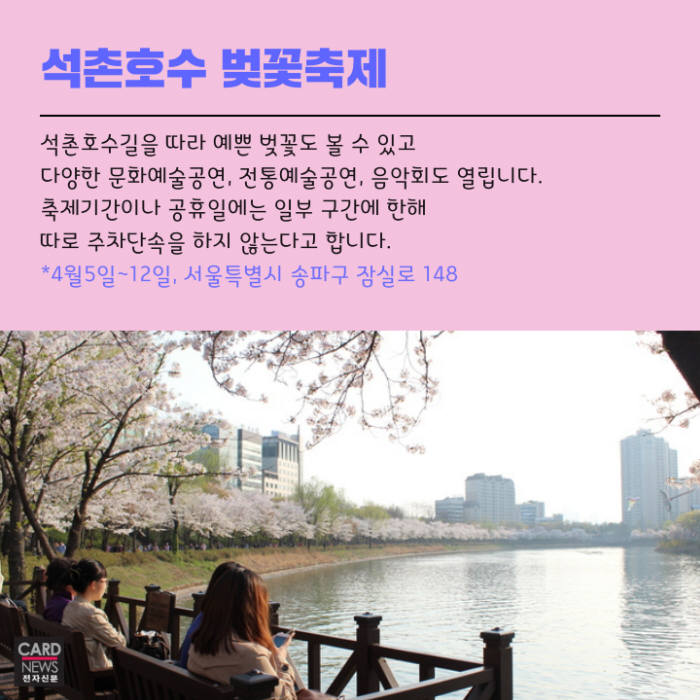 [카드뉴스]전국 벚꽃축제 6선