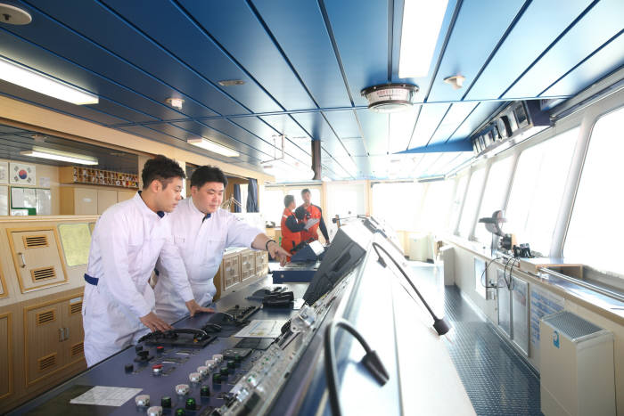 지마린서비스가 현대글로비스 선박에 구축한 e-CBM 운용 이미지.
