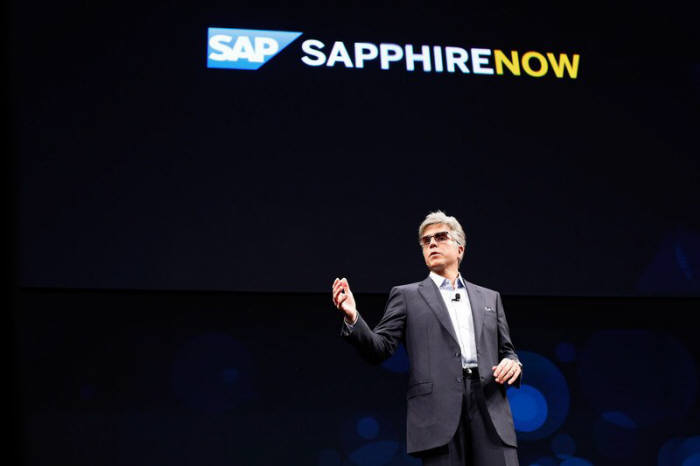 2017년 SAP 사파이어나우에 참가한 빌 맥더멋 SAP 최고경영자(CEO). 전자신문DB