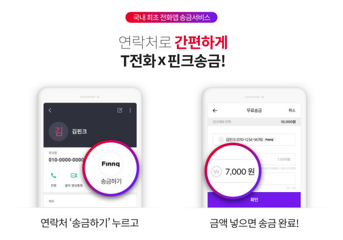 핀크, SK텔레콤과 혁신 금융서비스 추진...카카오·토스에 맞불