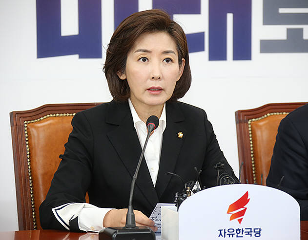 나경원 자유한국당 원내대표