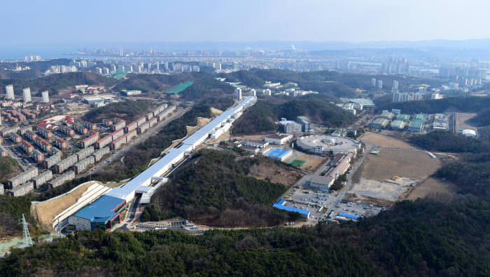 포항 방사광가속기 전경