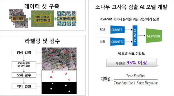 드론이 찍고 AI가 분석…소나무재선충병 확산 막는다