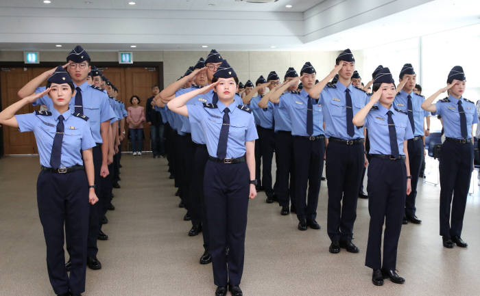 영진전문대, 전문대 최초 공군부사관학군단 입단식 개최