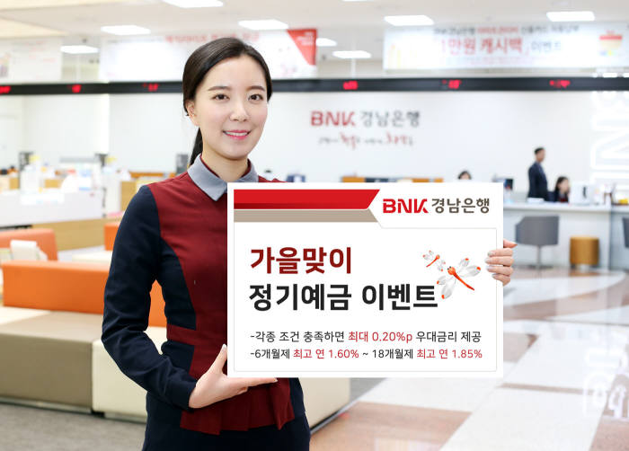 BNK경남銀, '가을맞이 정기예금 이벤트' 실시