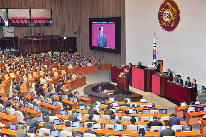 국회 교섭단체 대표연설