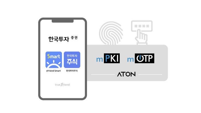 아톤, 한국투자증권에 사설인증·모바일 OTP 공급