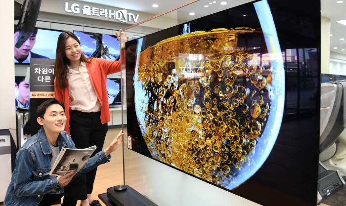 OLED TV, 분기 판매량 100만대 시대