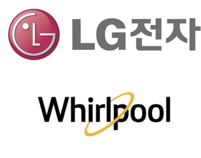 LG전자와 월풀 로고