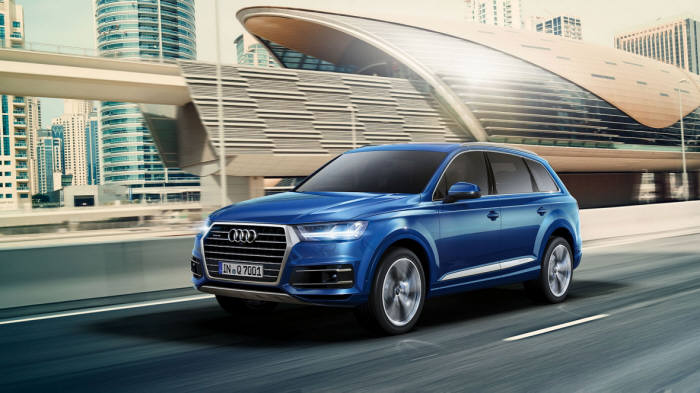 10월 베스트셀링 모델을 차지한 아우디 Q7 45 TFSI 콰트로.