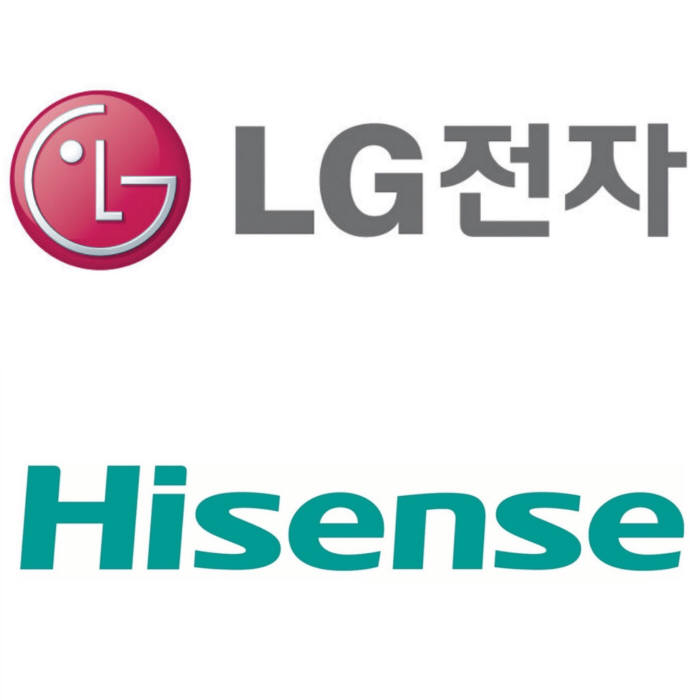 LG전자와 하이센스 로고