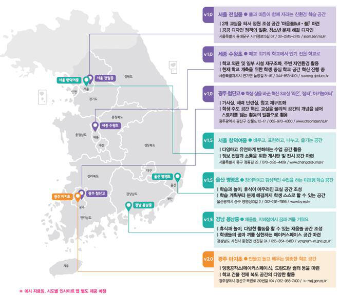 공간혁신인사이트 맵. 자료=교육부