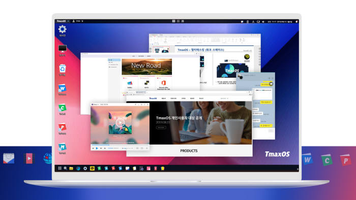 티맥스OS 구동 화면. 티맥스오에스 제공